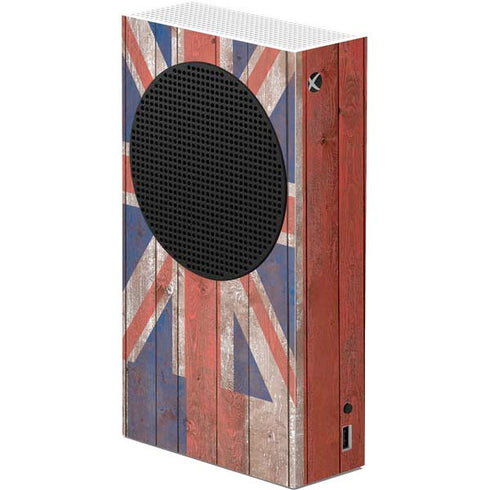 Hawaiian Flag Dark Wood Xbox Series S Console Skin