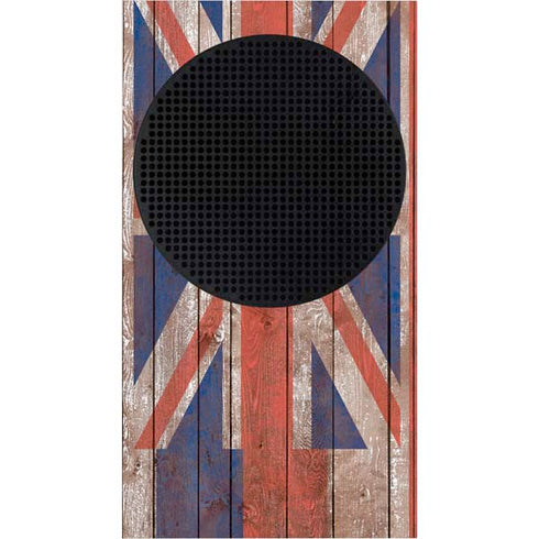 Hawaiian Flag Dark Wood Xbox Series S Console Skin