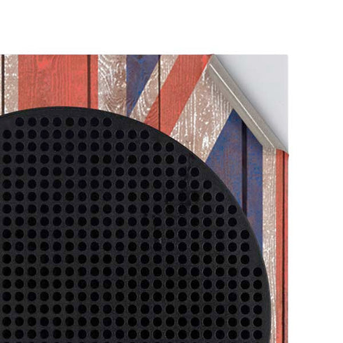 Hawaiian Flag Dark Wood Xbox Series S Console Skin