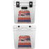 Hawaiian Flag Dark Wood YETI Roadie 24 Hard Cooler Skin