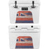 Hawaiian Flag Dark Wood YETI Tundra 35 Hard Cooler Skin