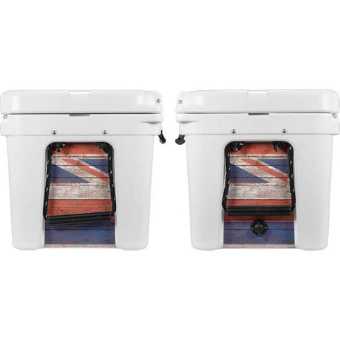 Hawaiian Flag Dark Wood YETI Tundra 35 Hard Cooler Skin