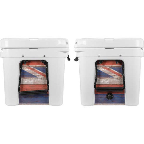 Hawaiian Flag Dark Wood YETI Tundra 45 Hard Cooler Skin