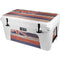 Hawaiian Flag Dark Wood YETI Tundra 65 Hard Cooler Skin