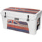 Hawaiian Flag Dark Wood YETI Tundra 75 Hard Cooler Skin
