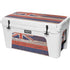 Hawaiian Flag Dark Wood YETI Tundra 75 Hard Cooler Skin
