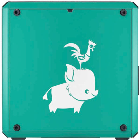 Disney Moana Heihei and Pua Cooler Master MasterBox Q300L Mini Tower Skin