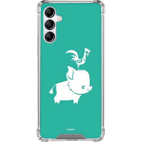 Disney Moana Heihei and Pua Galaxy A14 5G Clear Case