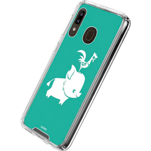 Disney Moana Heihei and Pua Galaxy A30 Clear Case