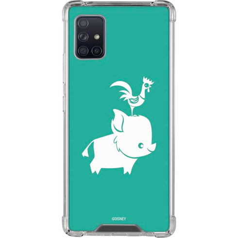 Disney Moana Heihei and Pua Galaxy A51 5G Clear Case