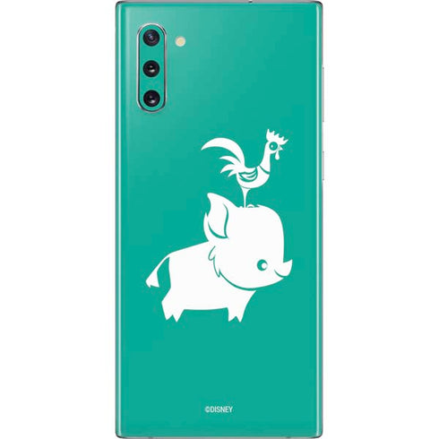 Disney Moana Heihei and Pua Galaxy Note 10 Skin