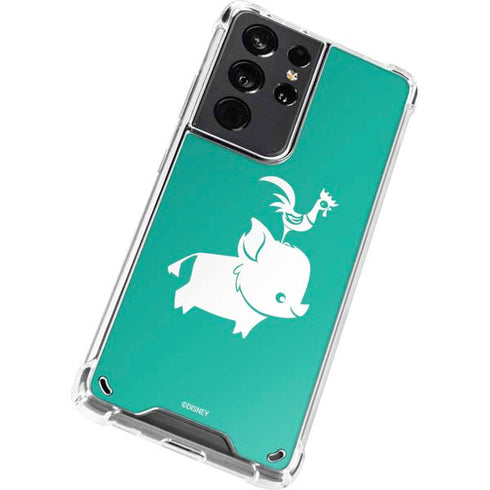 Disney Moana Heihei and Pua Galaxy S21 Ultra 5G Clear Case