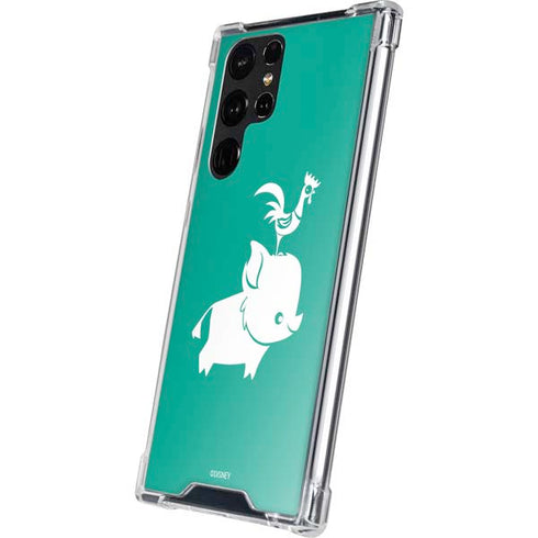 Disney Moana Heihei and Pua Galaxy S22 Ultra Clear Case