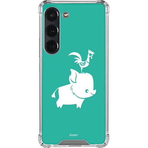 Disney Moana Heihei and Pua Galaxy S23 Clear Case