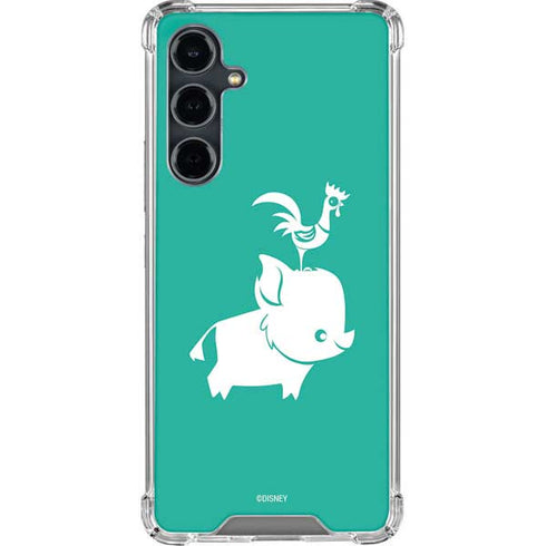 Disney Moana Heihei and Pua Galaxy S23 FE Clear Case