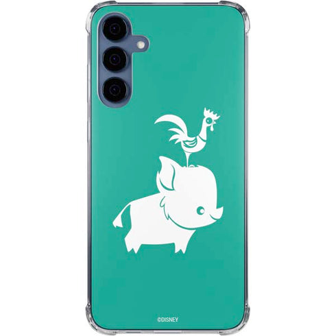 Disney Moana Heihei and Pua Galaxy S24 Clear Case
