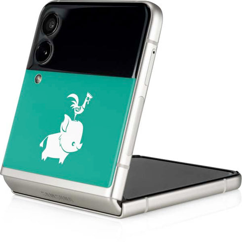 Disney Moana Heihei and Pua Galaxy Z Flip3 5G Skin