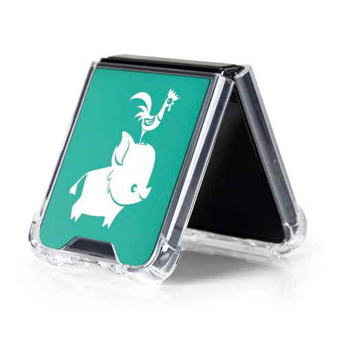 Disney Moana Heihei and Pua Galaxy Z Flip5 5G Clear Case