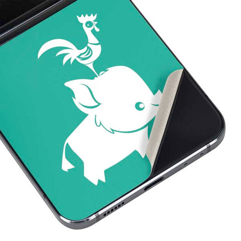 Disney Moana Heihei and Pua Galaxy Z Flip5 5G Skin