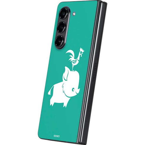 Disney Moana Heihei and Pua Galaxy Z Fold5 5G Skin