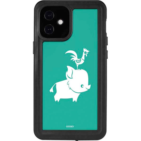 Disney Moana Heihei and Pua iPhone 12 Mini Waterproof Case