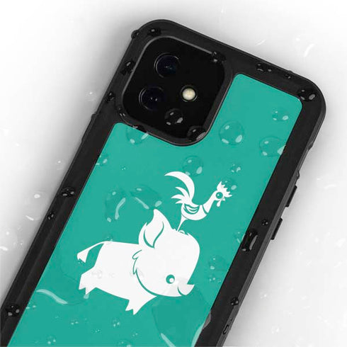 Disney Moana Heihei and Pua iPhone 12 Waterproof Case