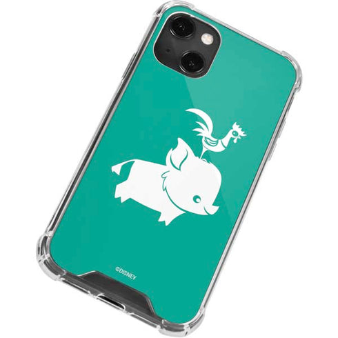 Disney Moana Heihei and Pua iPhone 14 Plus Clear Case