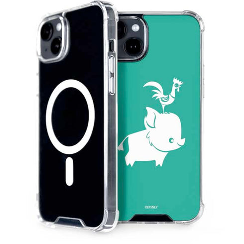 Disney Moana Heihei and Pua iPhone 15 Plus MagSafe Case