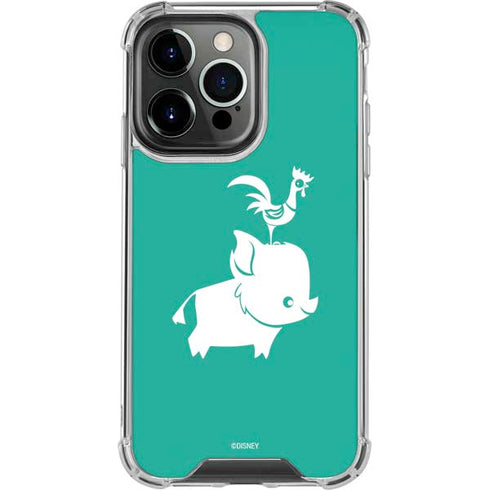 Disney Moana Heihei and Pua iPhone 15 Pro Clear Case