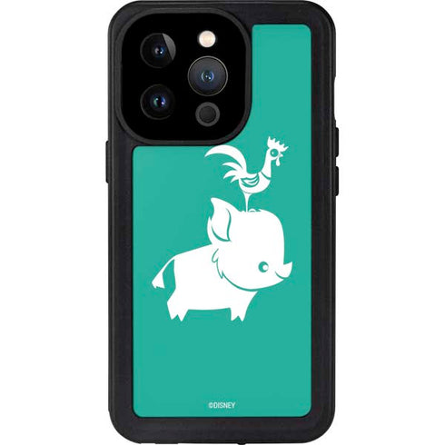 Disney Moana Heihei and Pua iPhone 14 Pro Waterproof Case