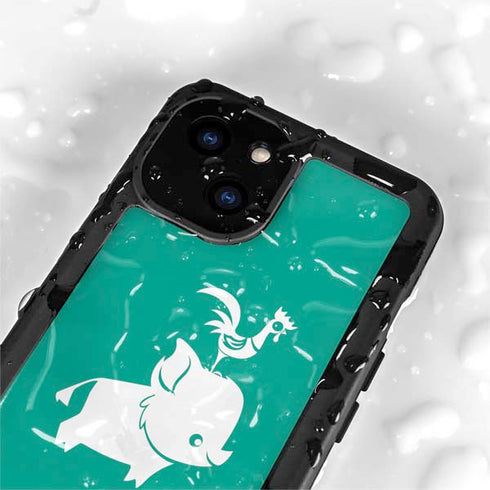 Disney Moana Heihei and Pua iPhone 15 Plus Waterproof Case