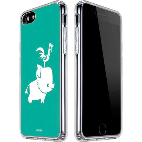 Disney Moana Heihei and Pua iPhone SE (2nd & 3rd Gen) Clear Case
