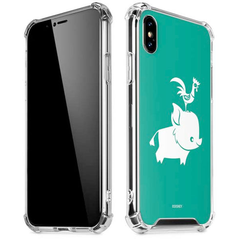 Disney Moana Heihei and Pua iPhone XS Max Clear Case