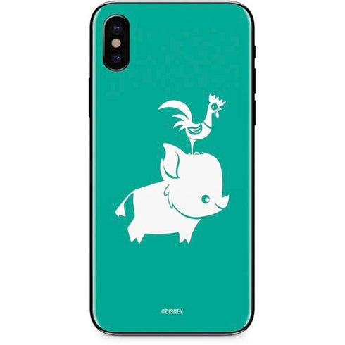 Disney Moana Heihei and Pua iPhone XS Skin