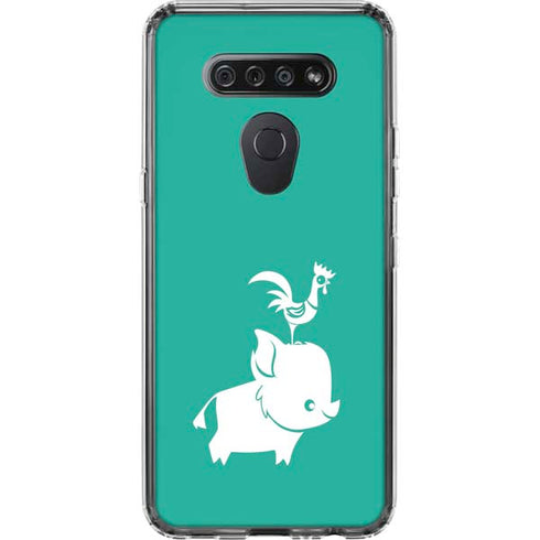 Disney Moana Heihei and Pua LG K51/Q51 Clear Case