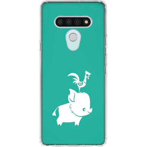 Disney Moana Heihei and Pua LG Stylo 6 Clear Case