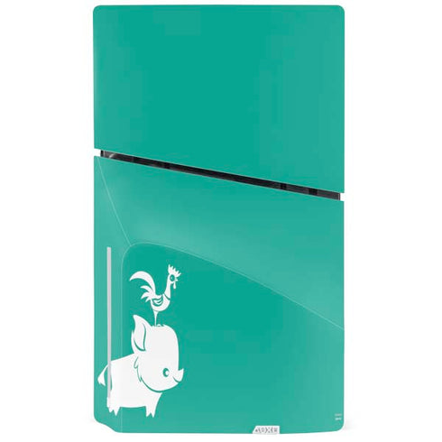 Disney Moana Heihei and Pua PS5 Slim Disk Console Skin