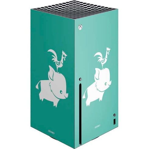 Disney Moana Heihei and Pua Xbox Series X Console Skin