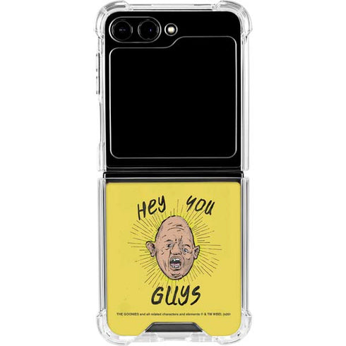 Warner Bros The Goonies (1985) Hey You Guys Galaxy Z Flip5 5G Clear Case
