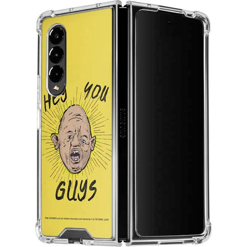 Warner Bros The Goonies (1985) Hey You Guys Galaxy Z Fold4 5G Clear Case