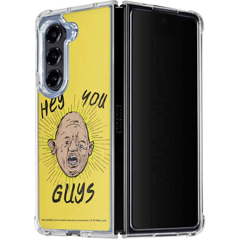 Warner Bros The Goonies (1985) Hey You Guys Galaxy Z Fold5 5G Clear Case