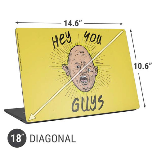 Warner Bros The Goonies (1985) Hey You Guys Universal Laptop 18in (14.6 x 10.6in) Skin