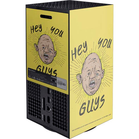 Warner Bros The Goonies (1985) Hey You Guys Xbox Series X Console Skin