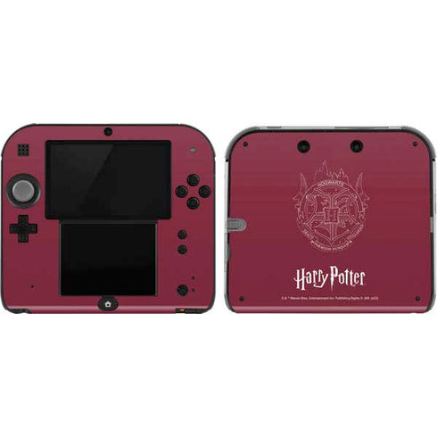 Wizarding Worlds Harry Potter Hogwarts Crest Nintendo 2DS Skin