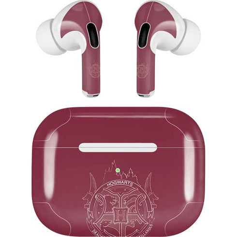 Wizarding Worlds Harry Potter Hogwarts Crest AirPods Pro 2nd Gen Skin