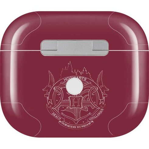 Wizarding Worlds Harry Potter Hogwarts Crest Apple AirPods (3rd Gen 2021) Skin