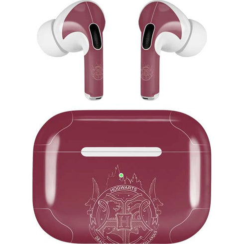 Wizarding Worlds Harry Potter Hogwarts Crest Apple AirPods Pro Skin
