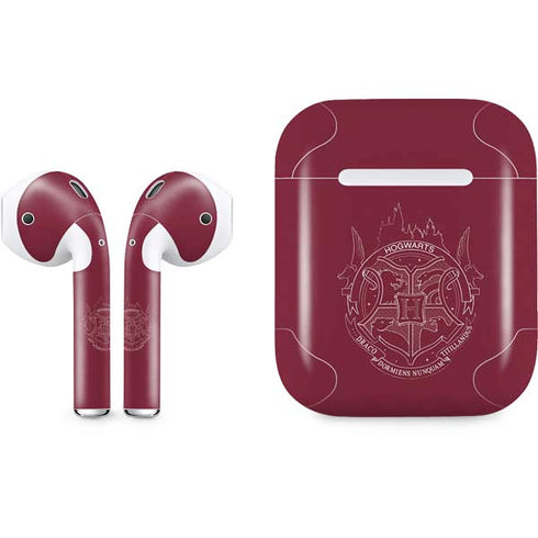 Wizarding Worlds Harry Potter Hogwarts Crest Apple AirPods Skin