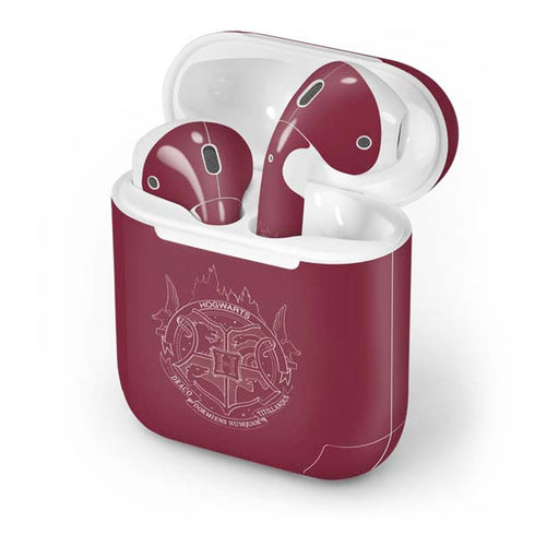Wizarding Worlds Harry Potter Hogwarts Crest Apple AirPods Skin
