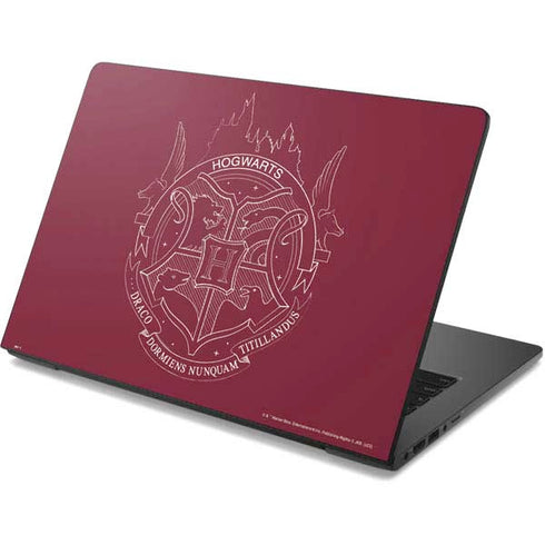 Wizarding Worlds Harry Potter Hogwarts Crest Dell Chromebook Skin